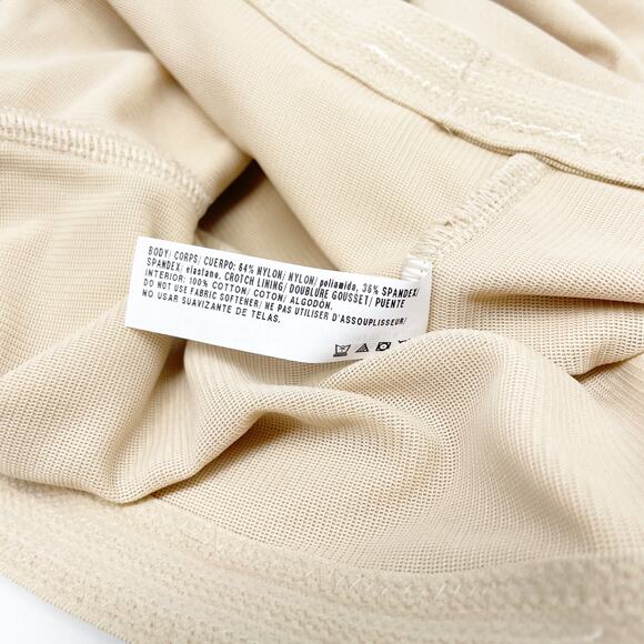 Maidenform Women's Firm Hi Waist Brief Shapewear Beige Size Large - Picture 6 of 6